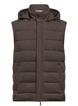 Bodywarmer in wol | TAUPE