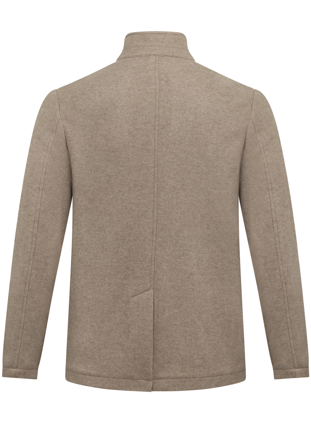 Gemêleerd chore jacket van cashmere | Beige
