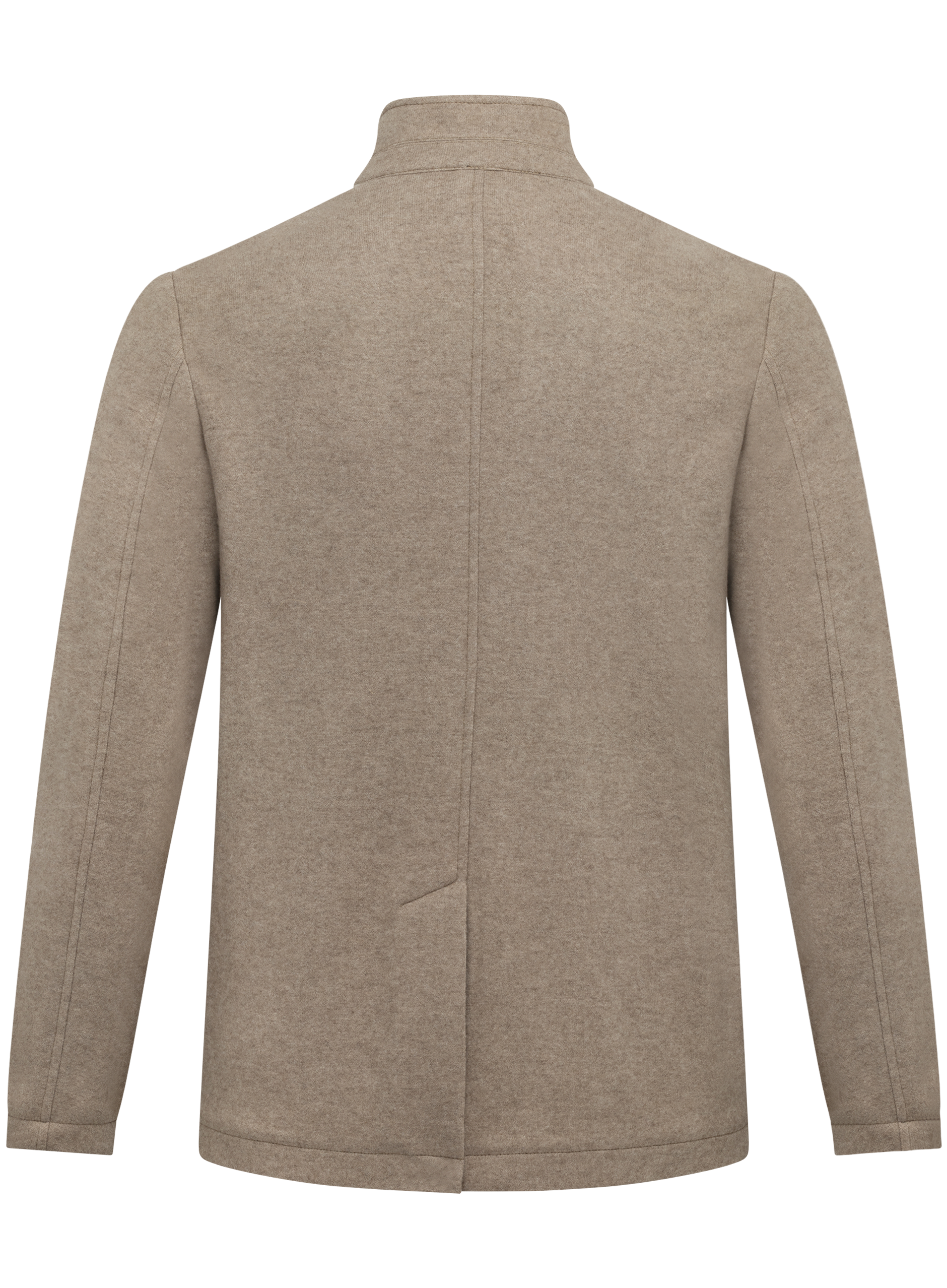Gemêleerd chore jacket van cashmere | Beige