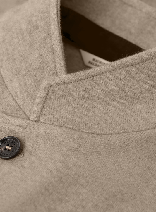 Gemêleerd chore jacket van cashmere