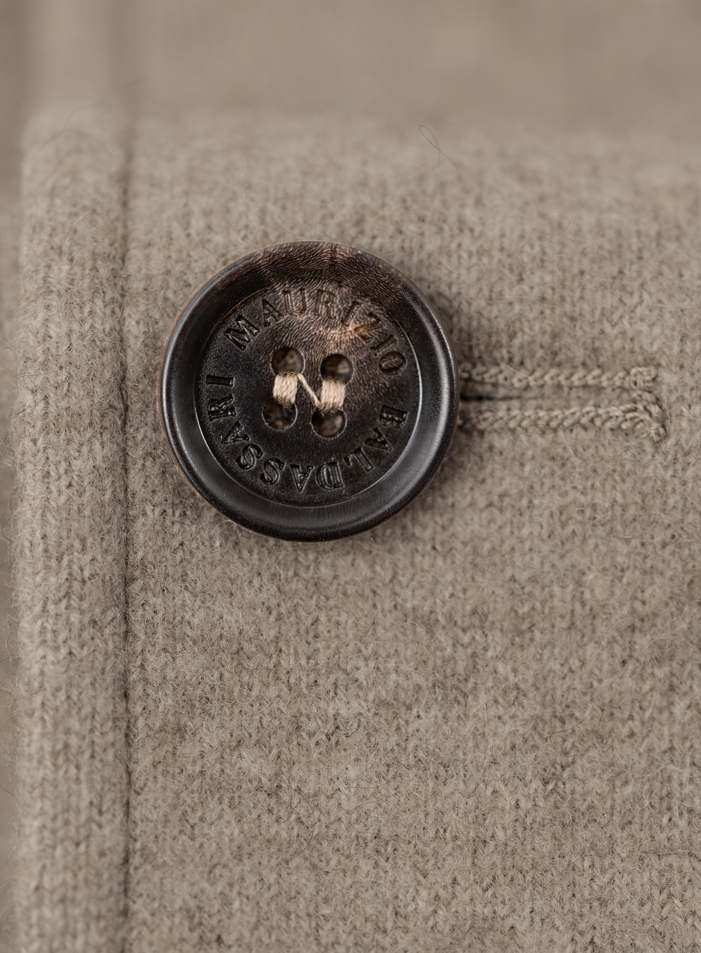 Gemêleerd chore jacket van cashmere | FULL_WIDTH | Beige