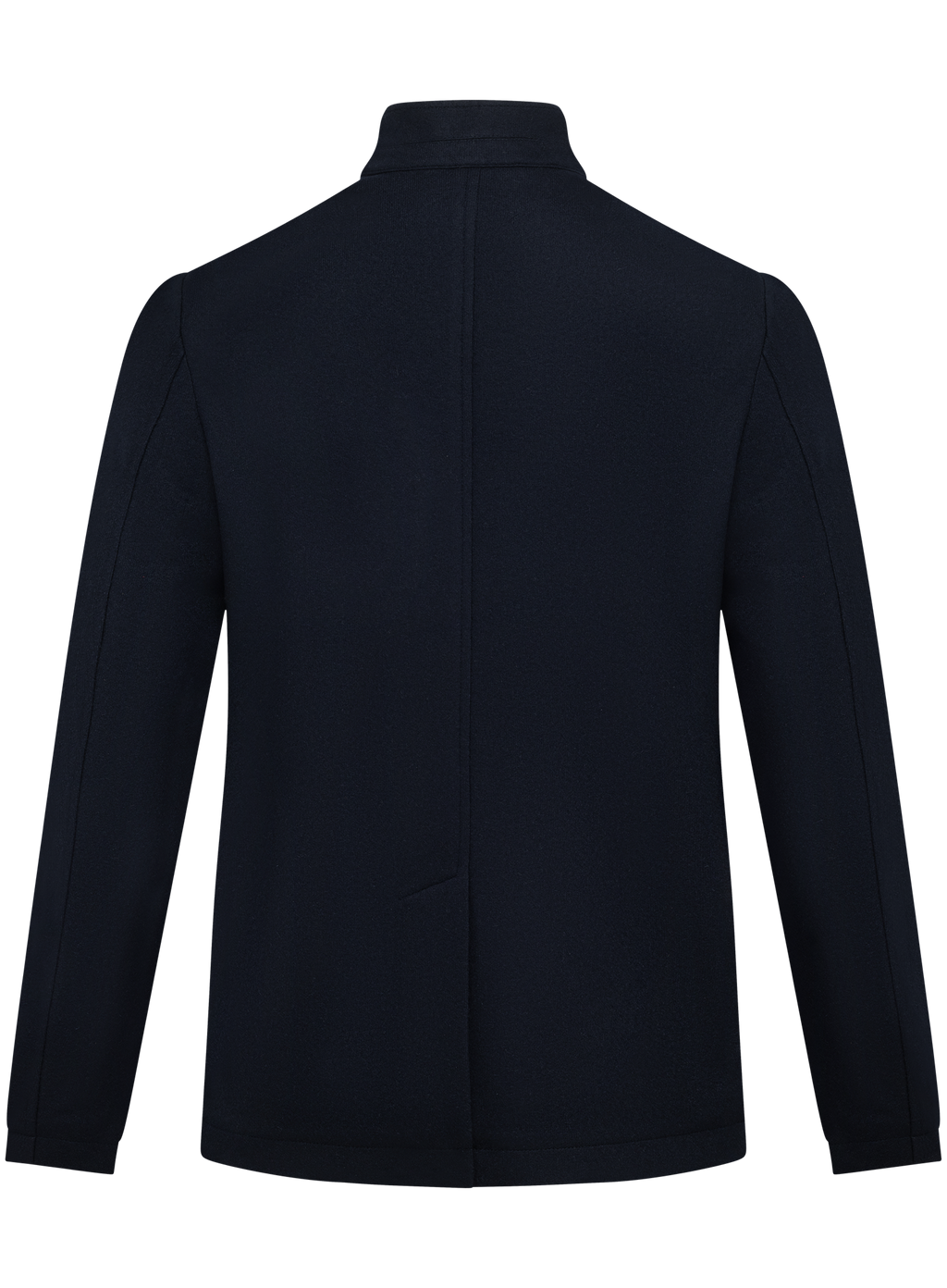Gemêleerd chore jacket van cashmere | BLUE NAVY
