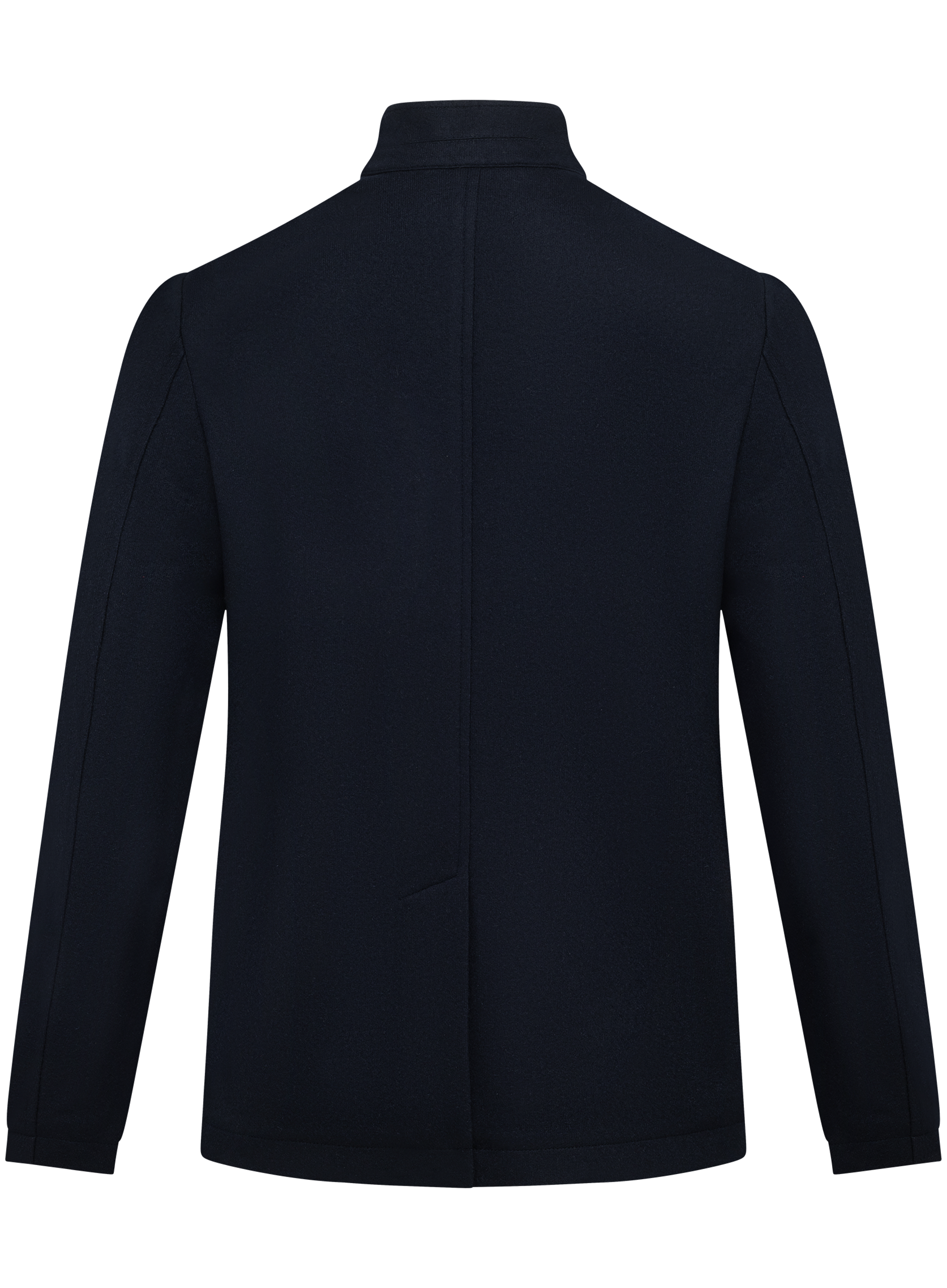 Gemêleerd chore jacket van cashmere | BLUE NAVY