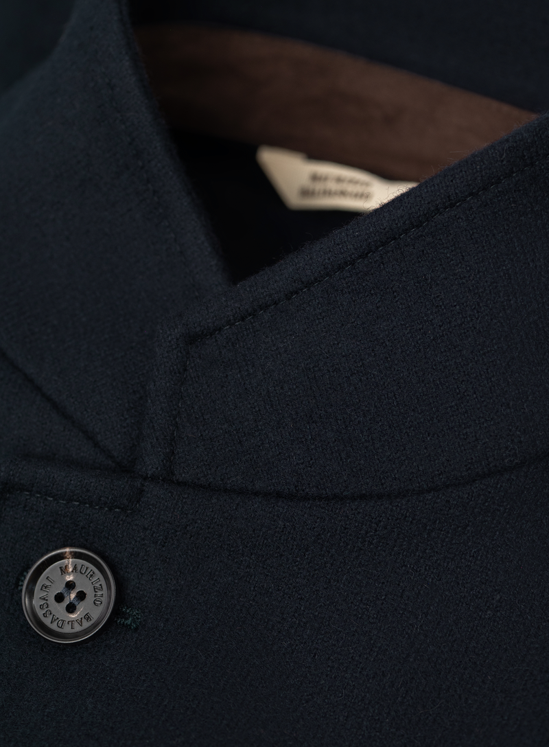 Gemêleerd chore jacket van cashmere | FULL_WIDTH | BLUE NAVY