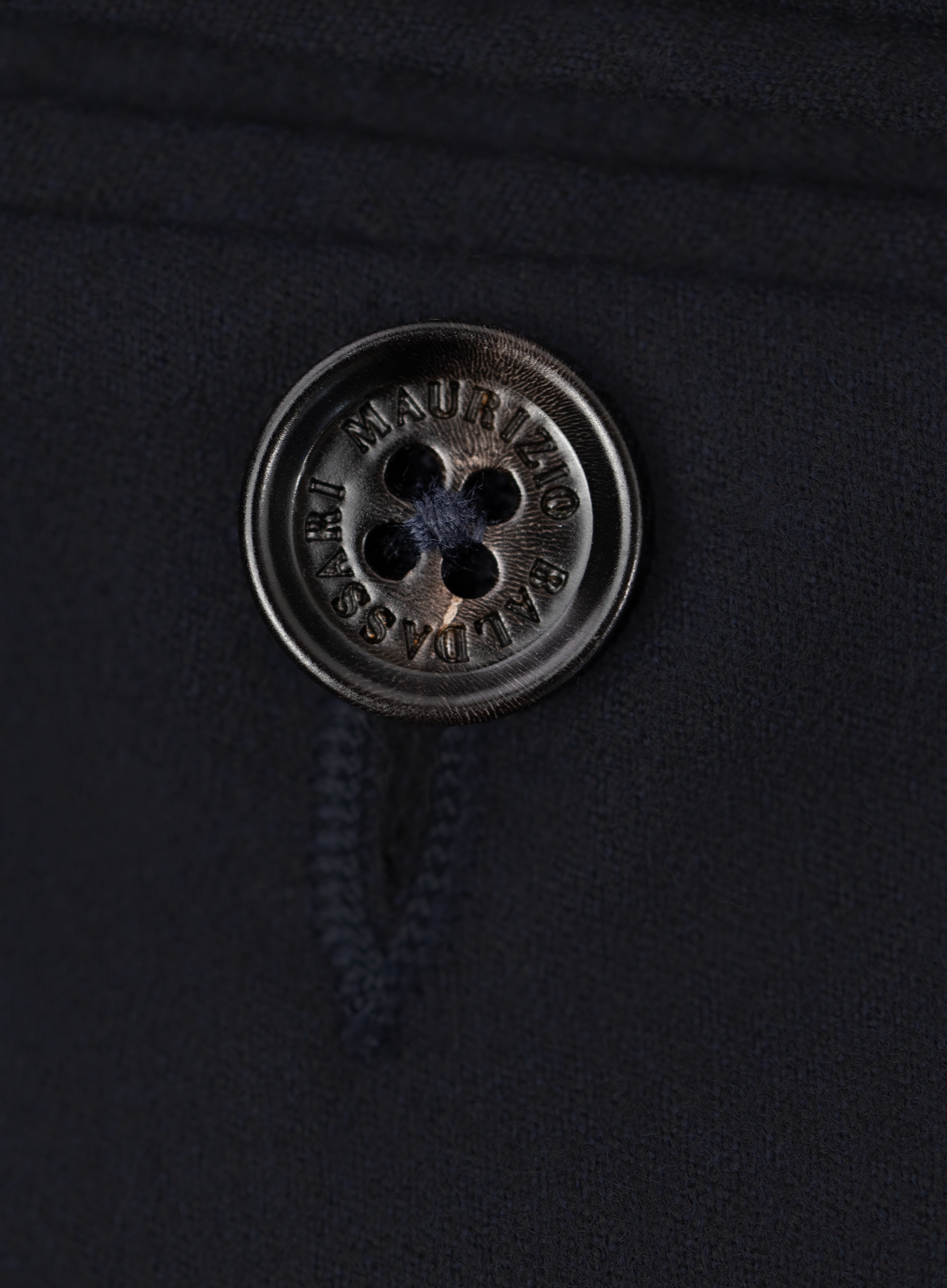 Bandplooi pantalon van scheerwol | FULL_WIDTH | BLUE NAVY