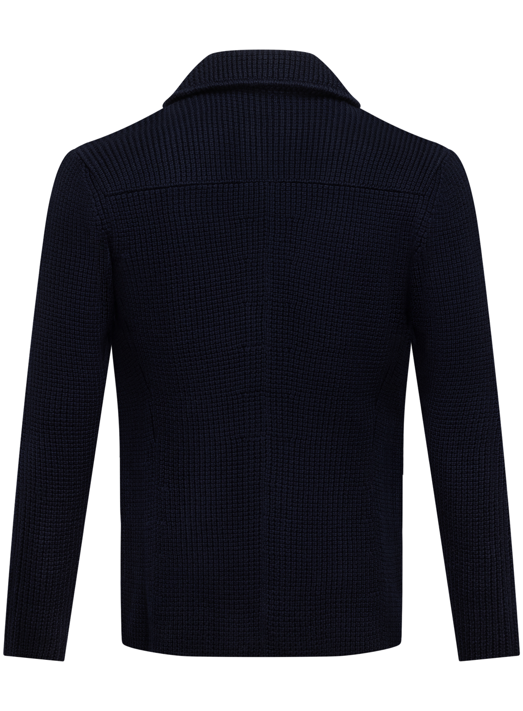Colbert vest in cashmere | BLUE NAVY