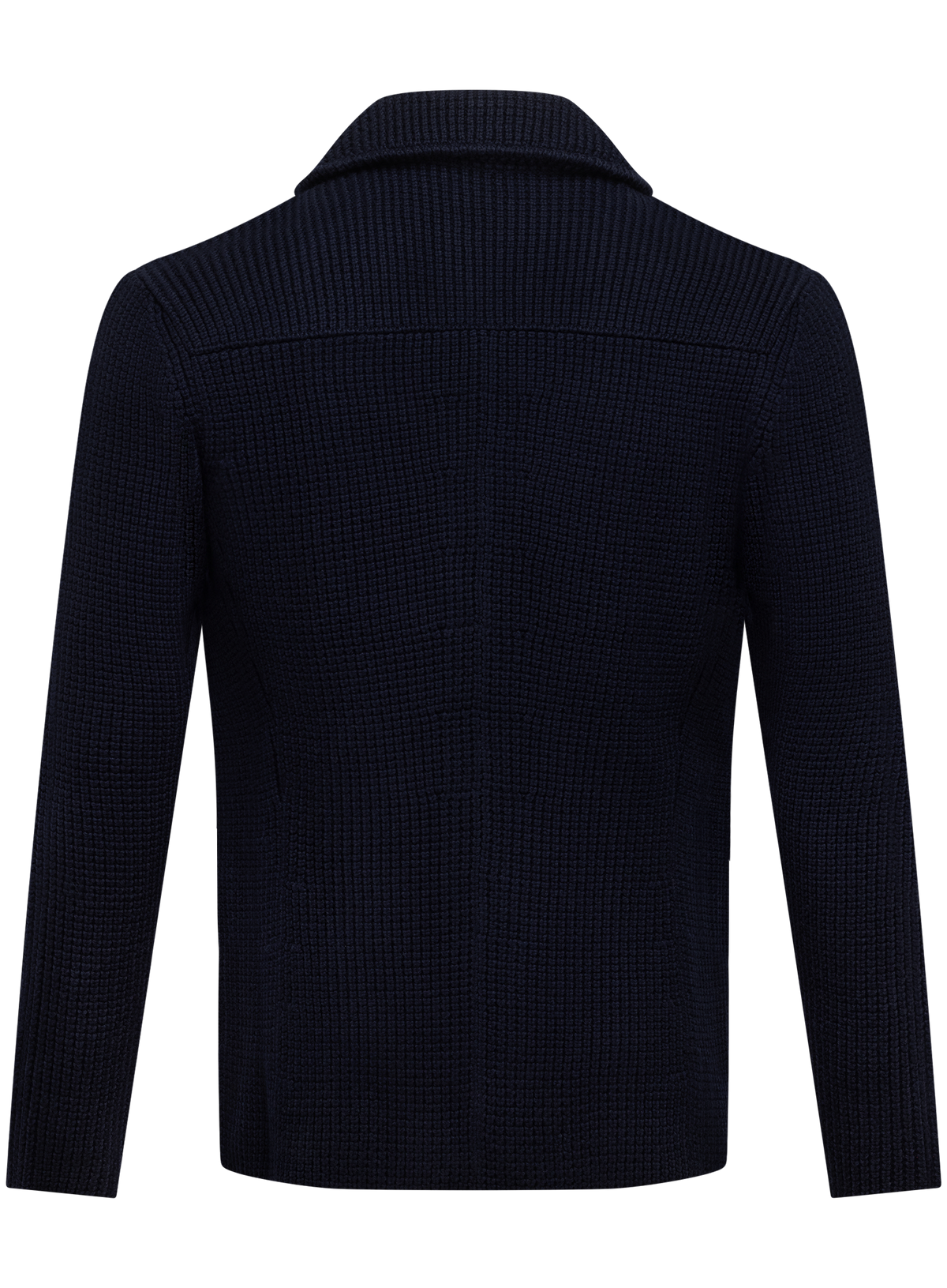 Colbert vest in cashmere | BLUE NAVY