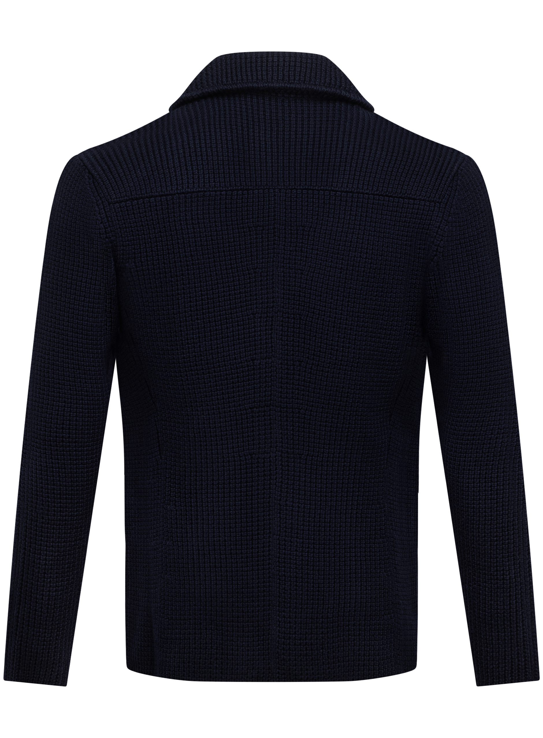 Colbert vest in cashmere | BLUE NAVY