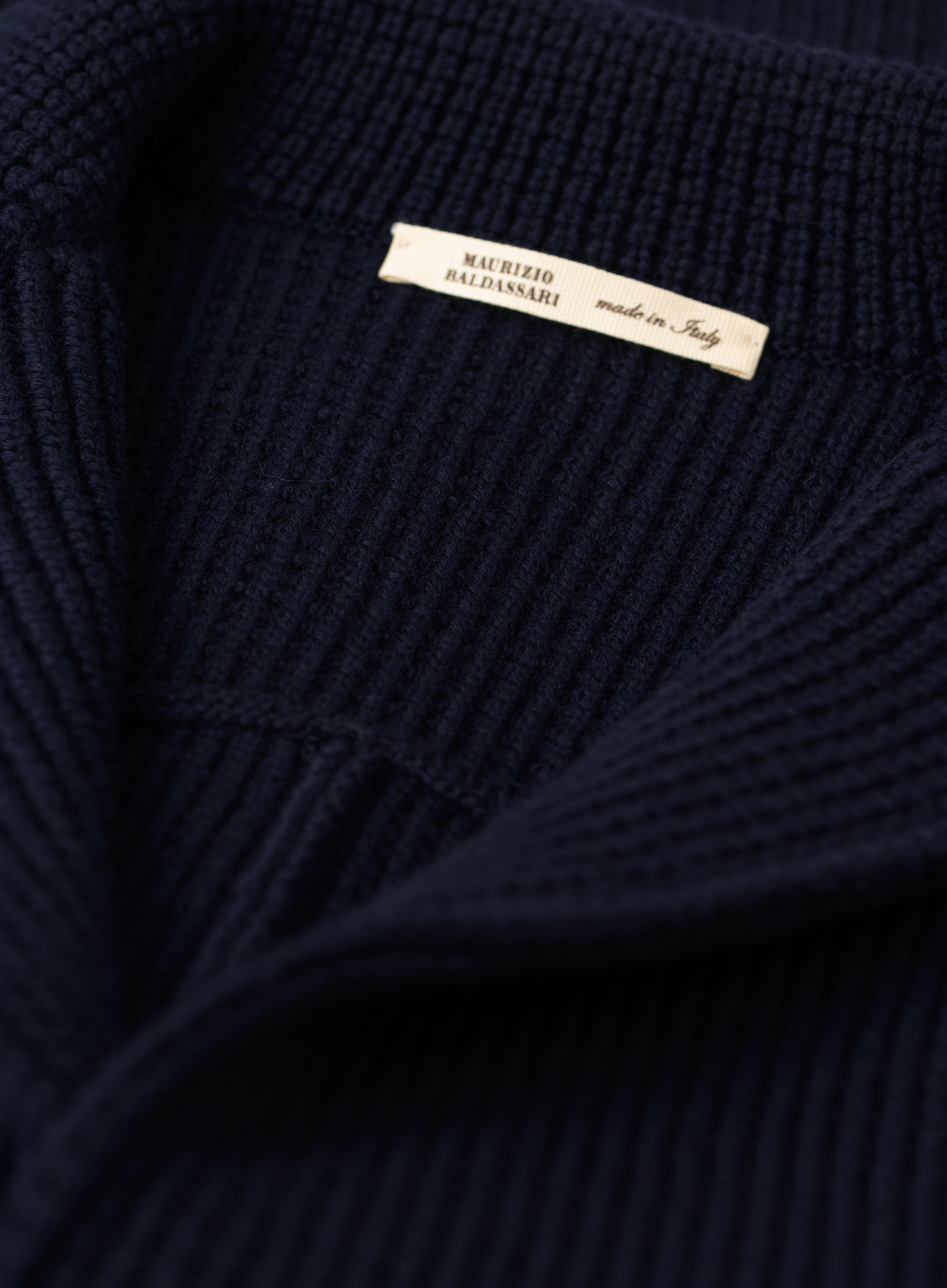 Colbert vest in cashmere | FULL_WIDTH | BLUE NAVY