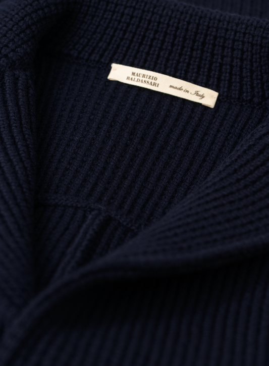 Colbert vest in cashmere