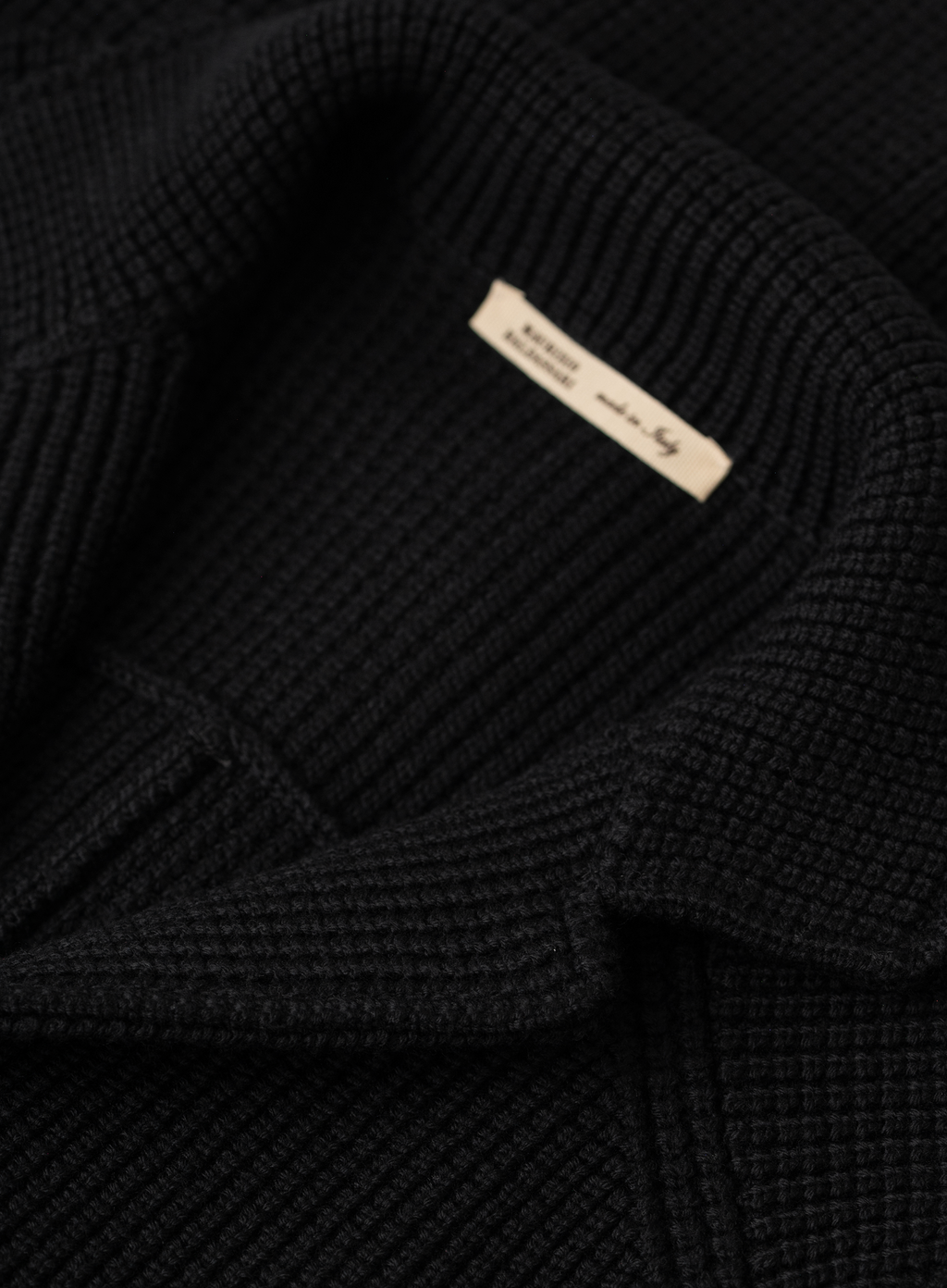 Colbert vest in cashmere | FULL_WIDTH | Zwart