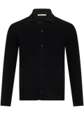 Knoopvest in wol | Zwart