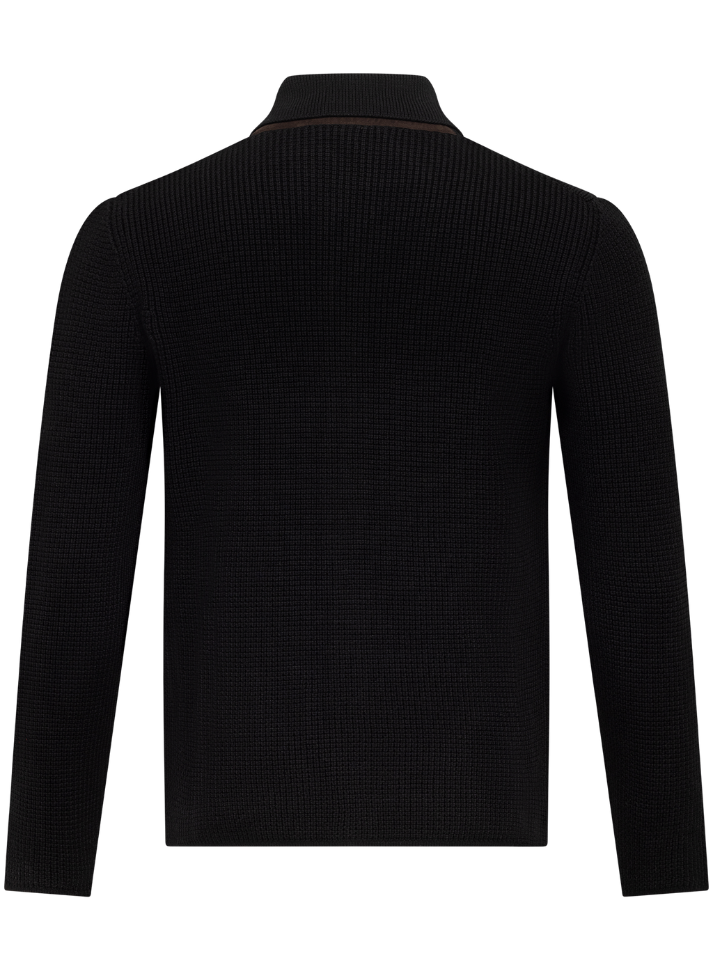 Knoopvest in wol | Zwart