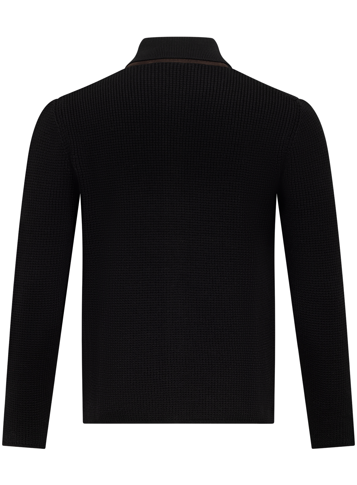 Knoopvest in wol | Zwart