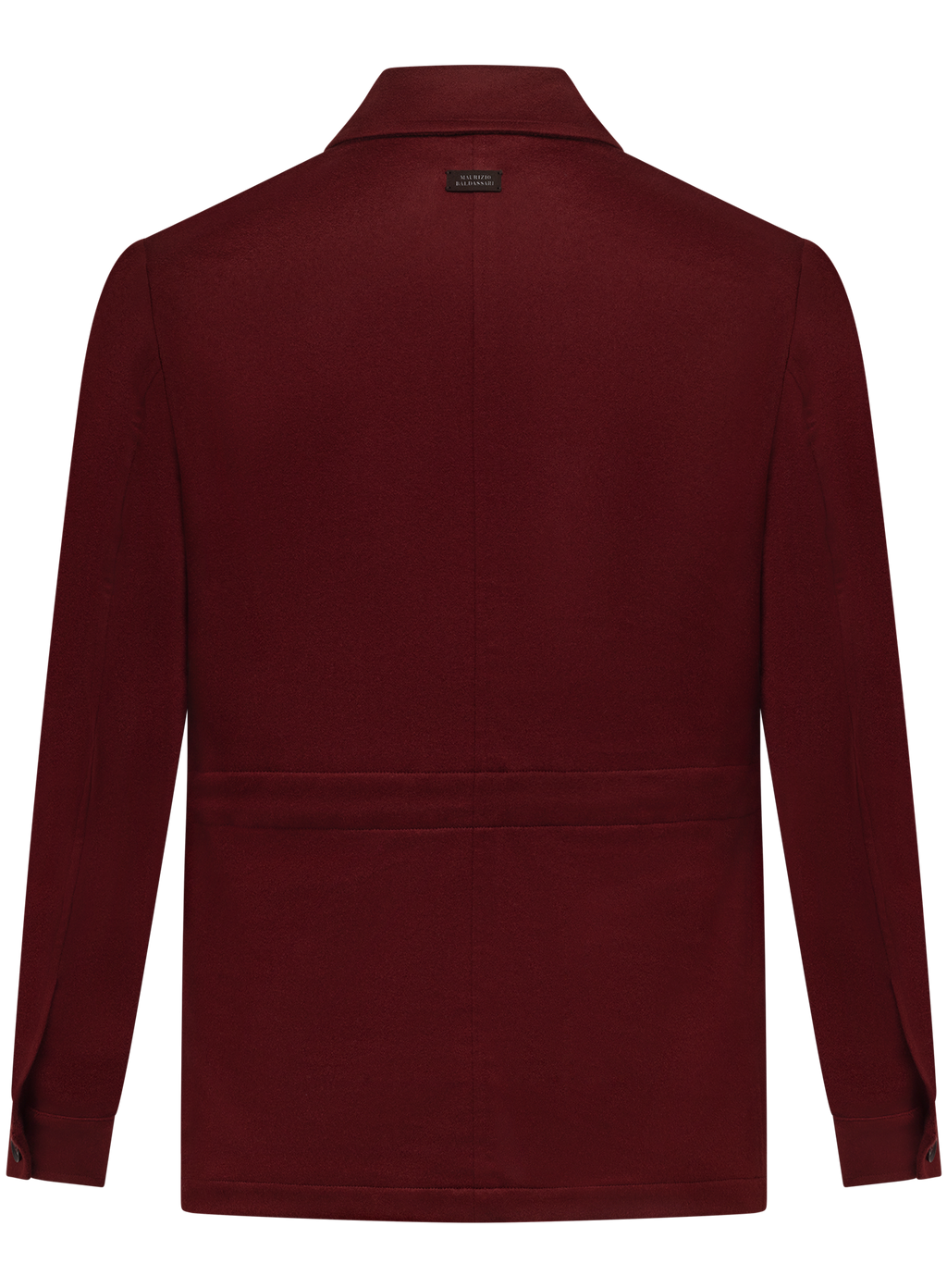 Safari jacket in cashmere | Rood