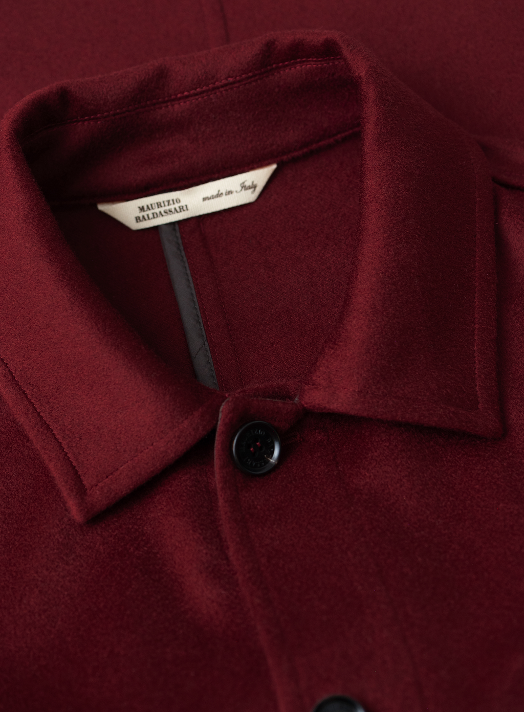 Safari jacket in cashmere | FULL_WIDTH | Rood