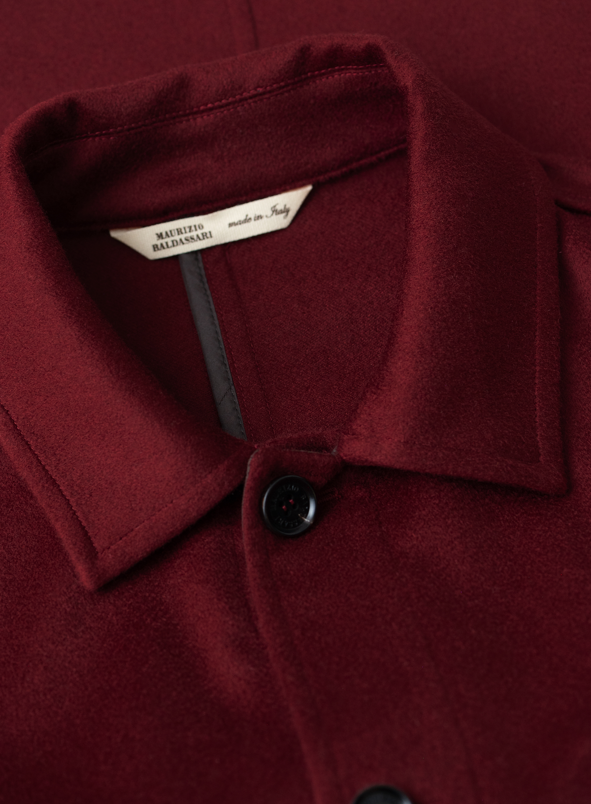 Safari jacket in cashmere | FULL_WIDTH | Rood