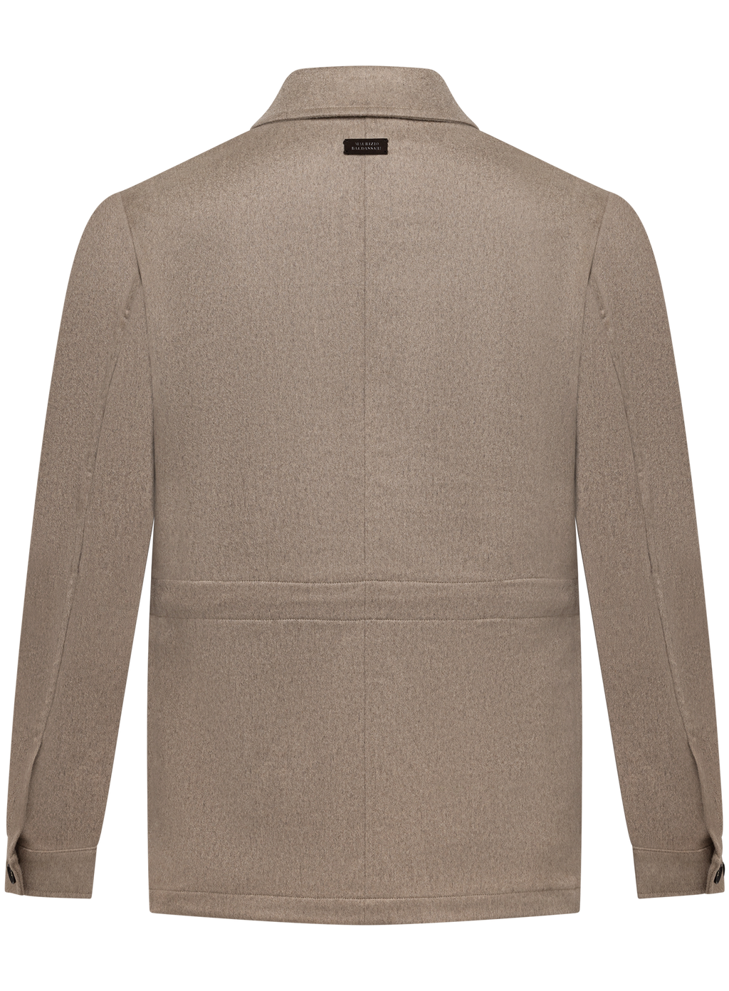 Safari jacket in cashmere | Beige