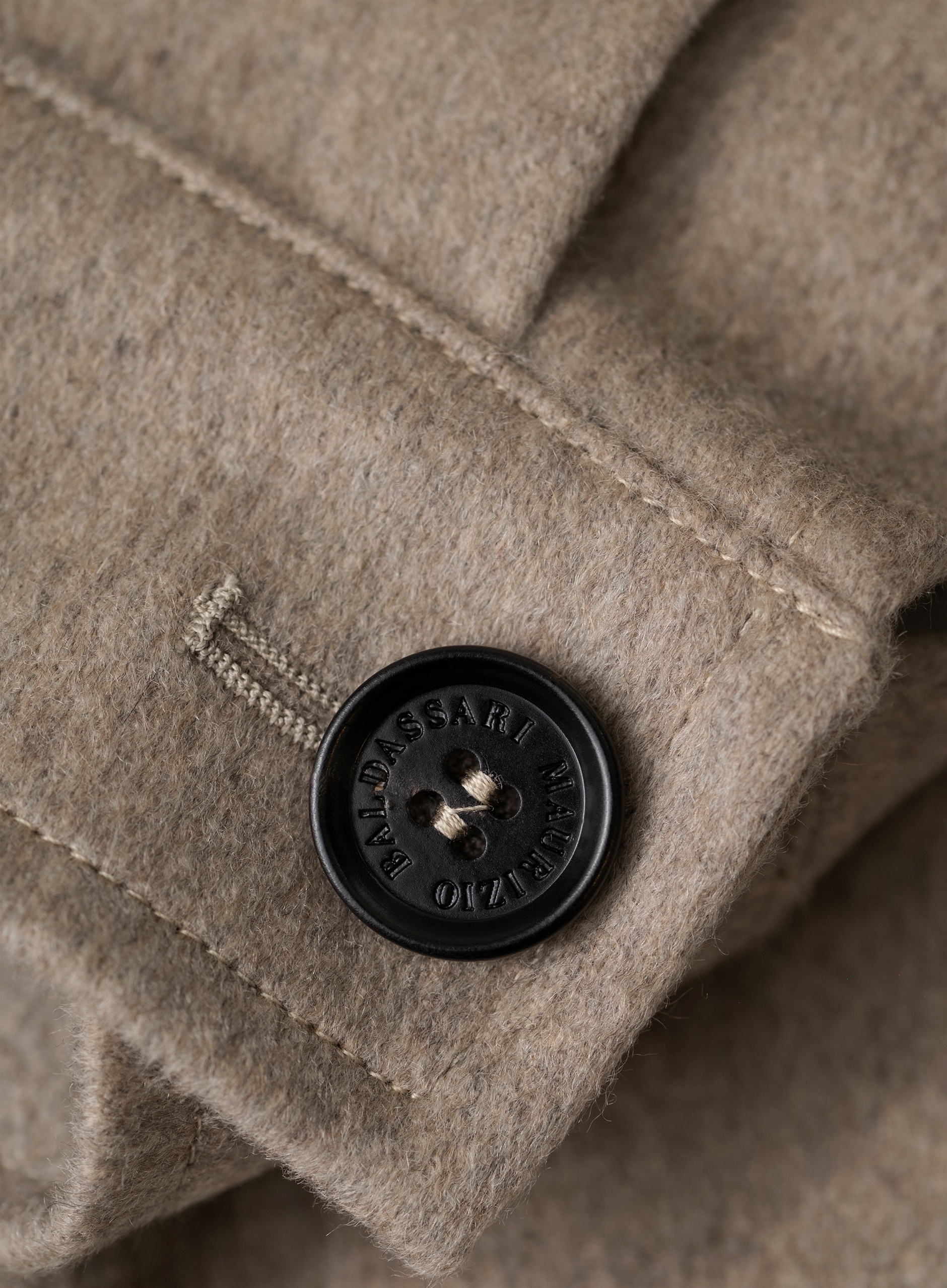 Safari jacket in cashmere | FULL_WIDTH | Beige