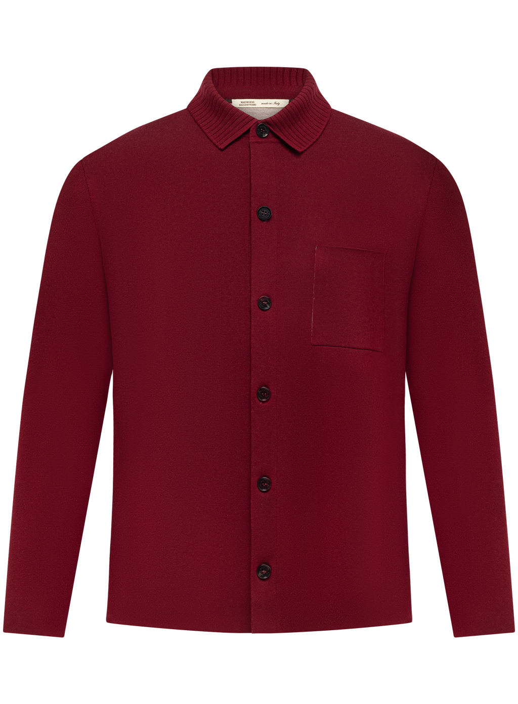 Knoopvest in wol | Rood