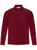 Knoopvest in wol | Rood