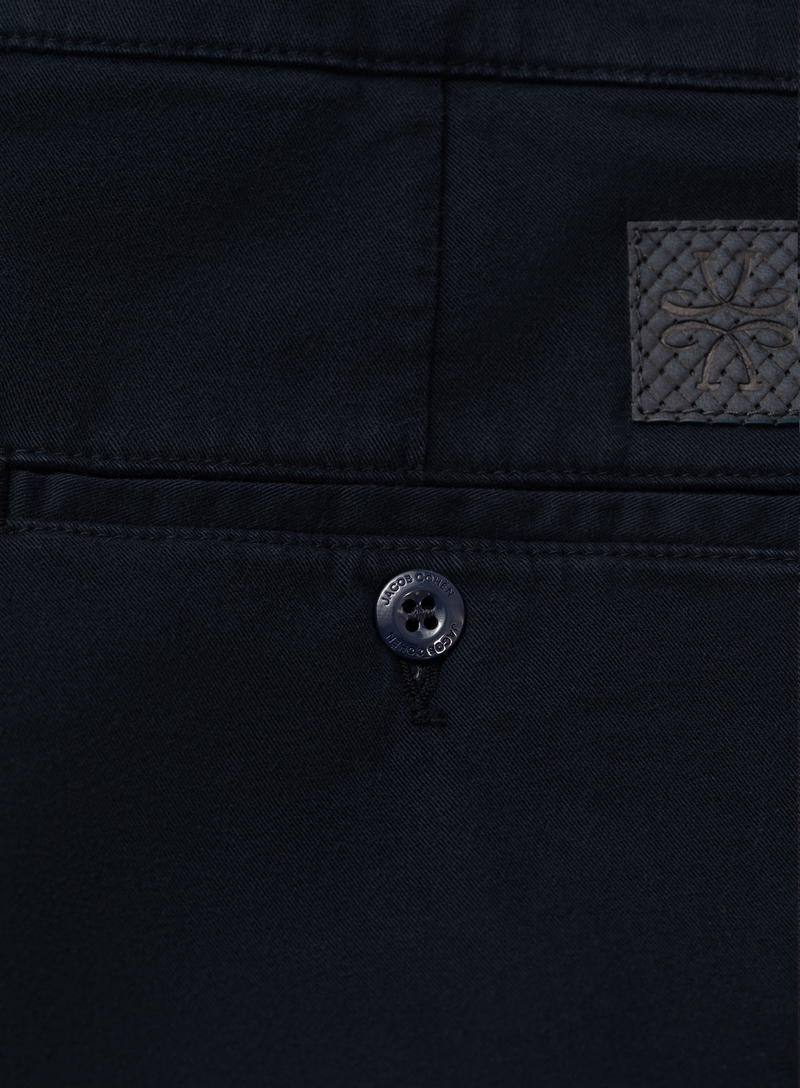 Bobby chino in katoen stretch | FULL_WIDTH | BLUE NAVY