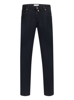 Nick jeans in katoen stretch | Blue Black