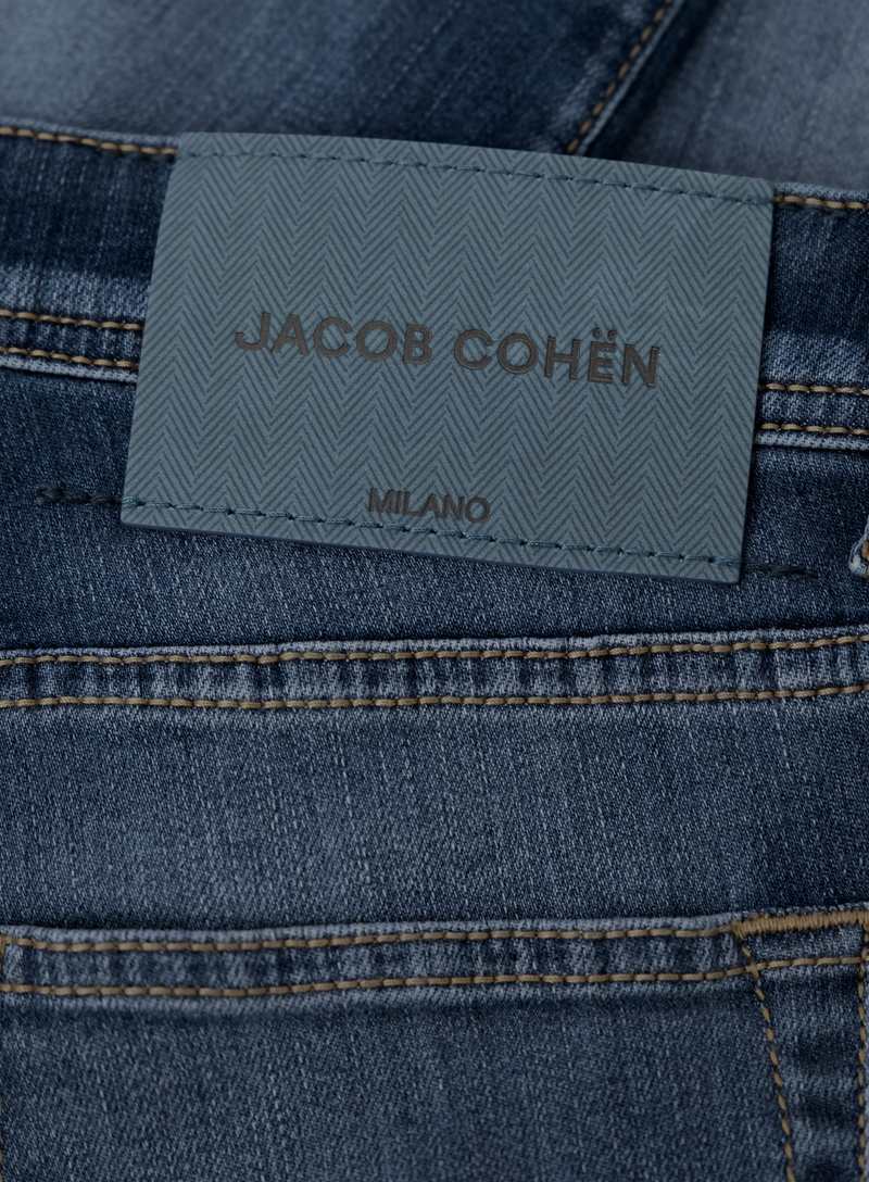 Nick jeans van katoen | FULL_WIDTH | D.blauw