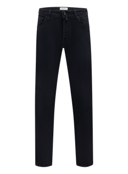 Nick jeans in katoen stretch | Zwart