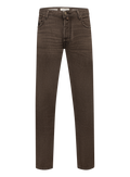 Bard jeans in katoen stretch | Bruin