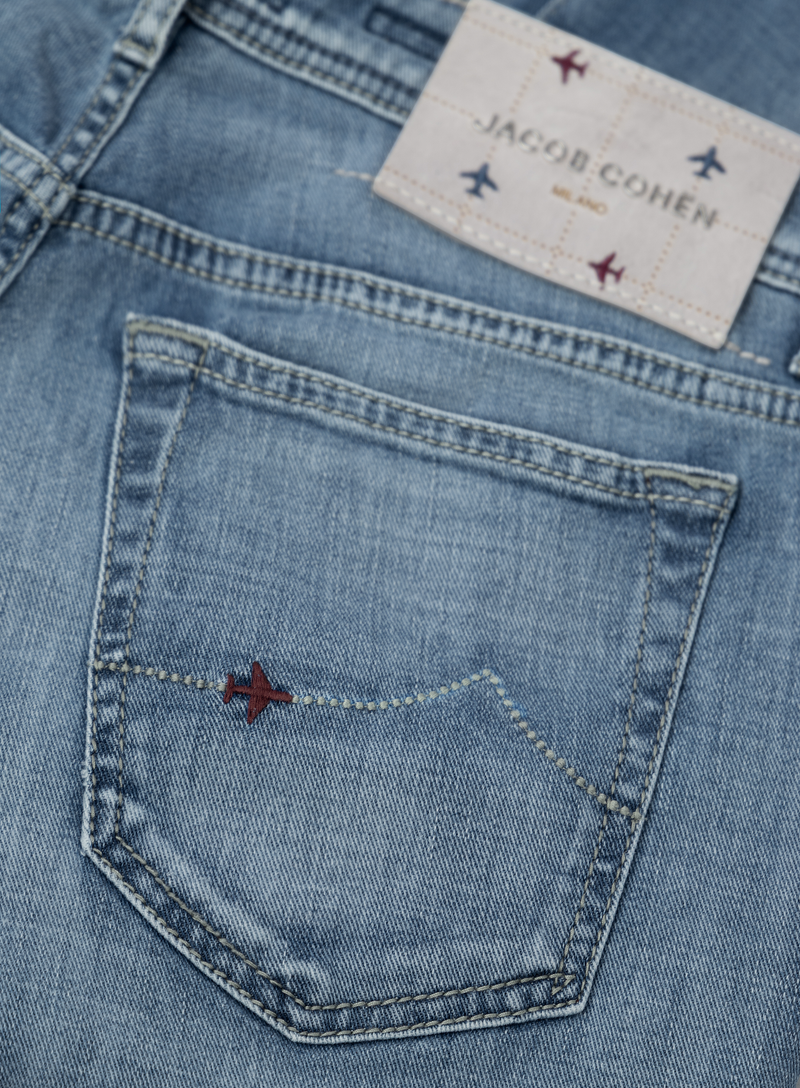 Bard jeans van katoen | FULL_WIDTH | L.Blauw