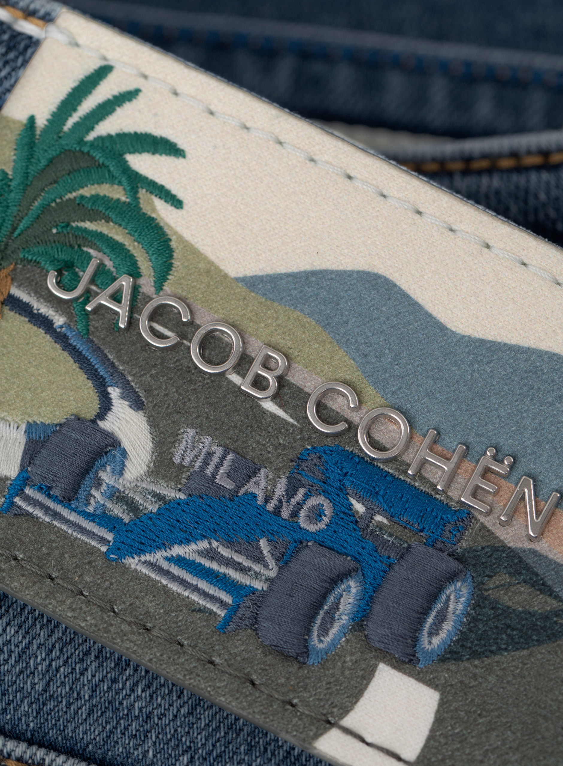 Bard jeans van katoen | FULL_WIDTH | Blauw