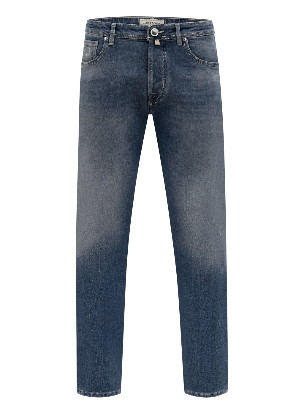 Bard jeans in katoen stretch | Blauw