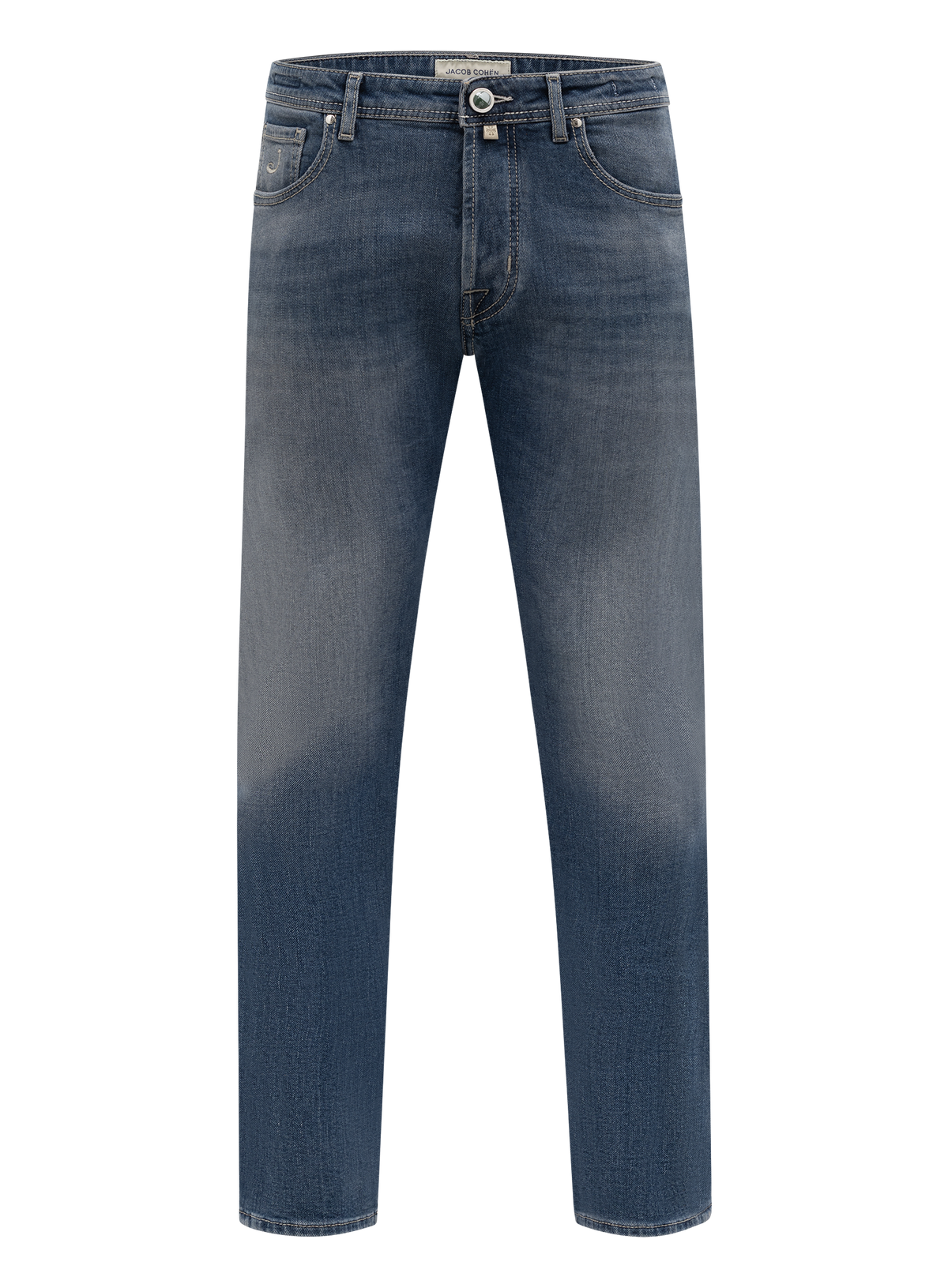 Bard jeans in katoen stretch | Blauw