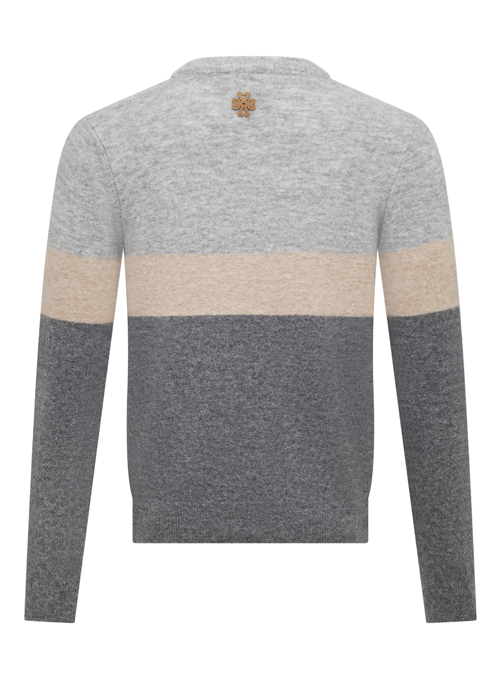 Crewneck in alpaca wol stretch | Multicolor