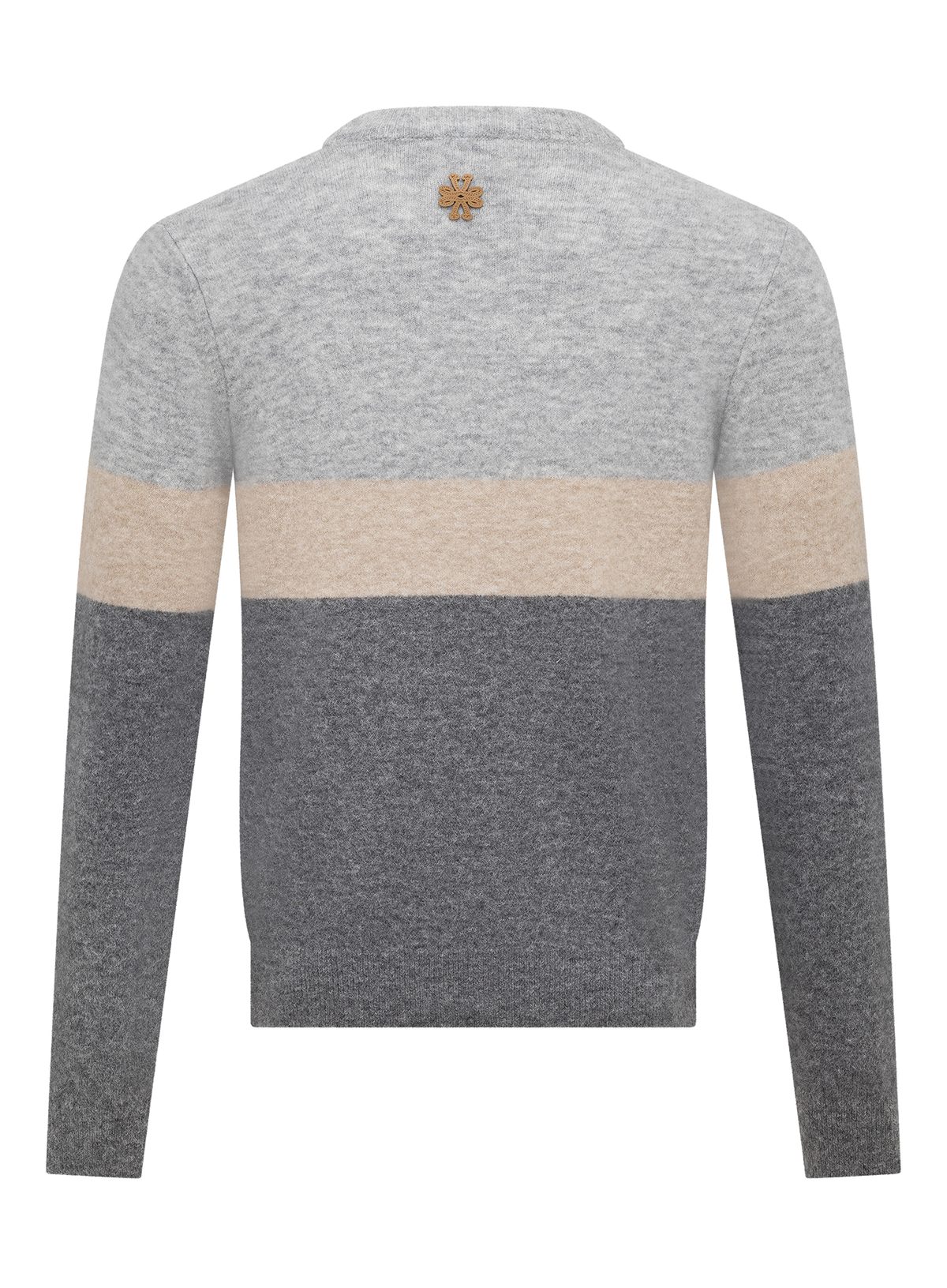 Crewneck in alpaca wol stretch | Multicolor
