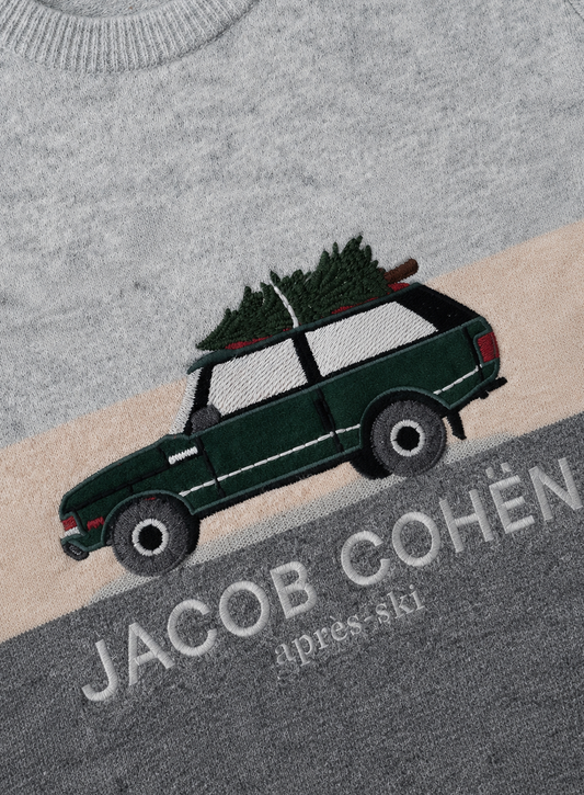 Crewneck in alpaca wol stretch