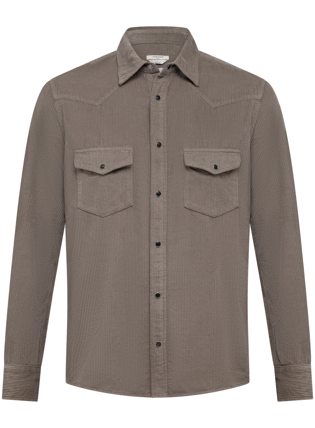 Corduroy overshirt in katoen | TAUPE
