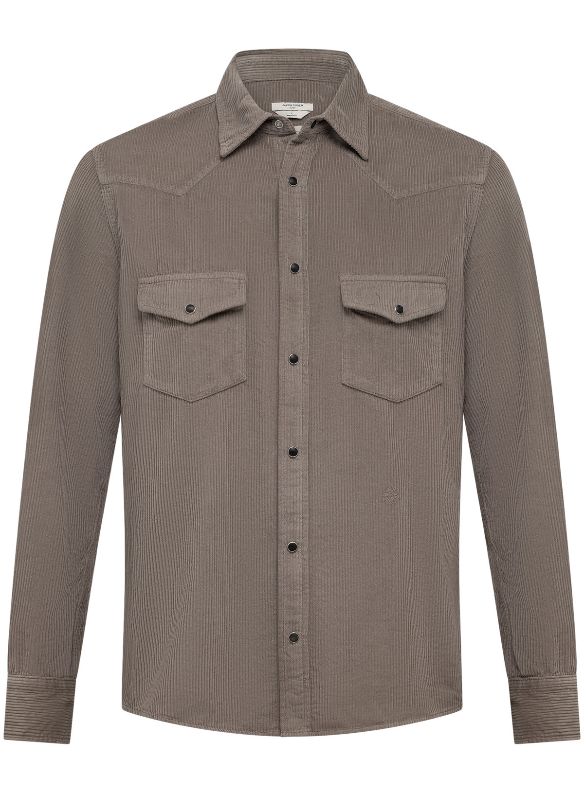 Corduroy overshirt in katoen | TAUPE