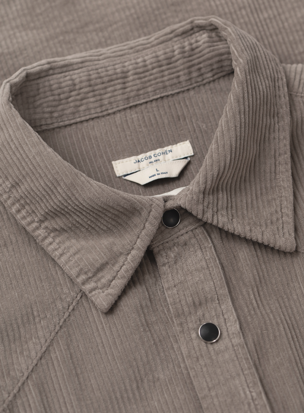 Corduroy overshirt in katoen | FULL_WIDTH | TAUPE