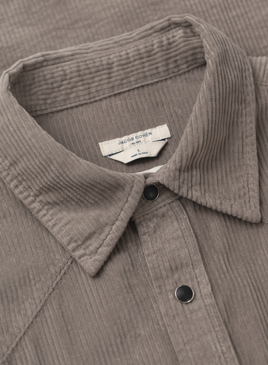 Corduroy overshirt in katoen
