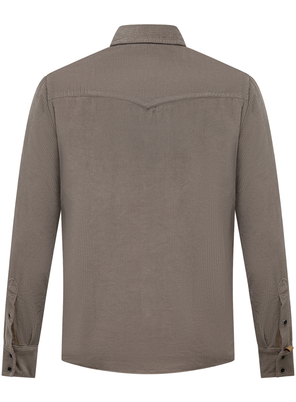 Corduroy overshirt in katoen | TAUPE