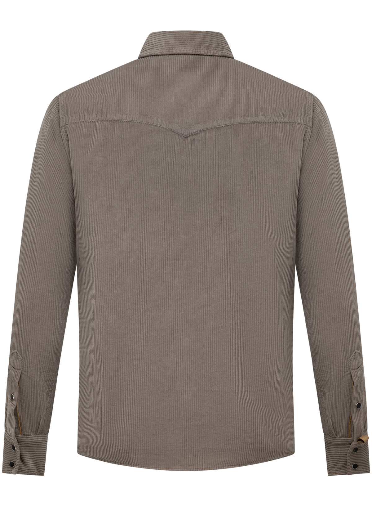 Corduroy overshirt in katoen | TAUPE