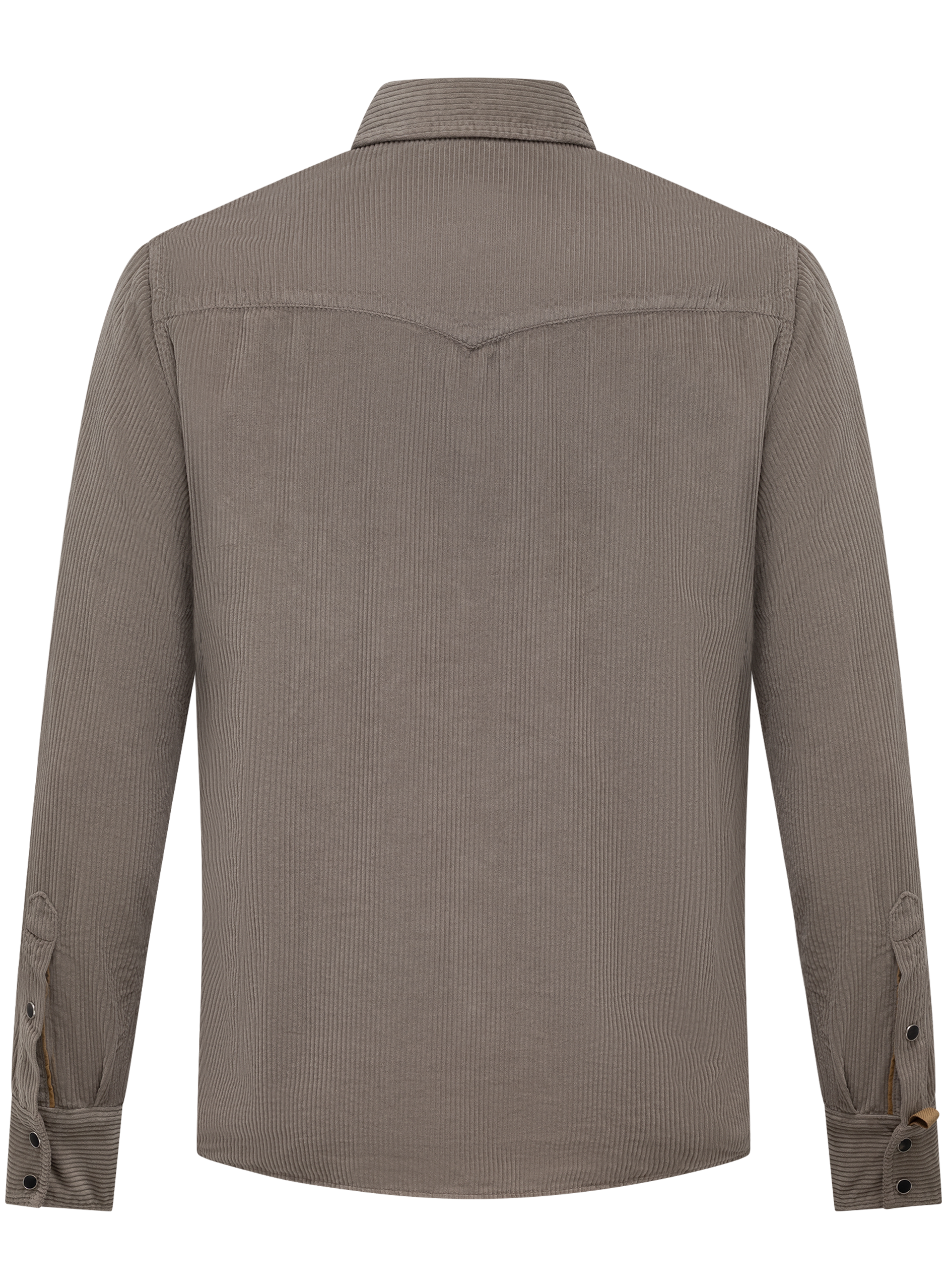 Corduroy overshirt in katoen | TAUPE