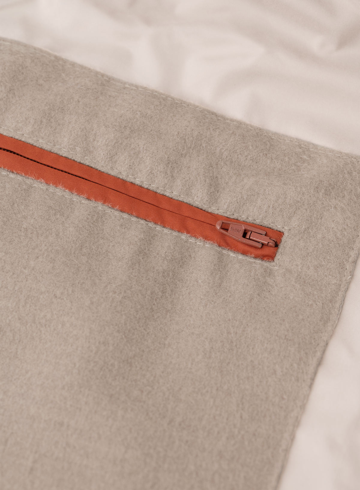 Gewatteerde blazerjack van wol | FULL_WIDTH | Beige