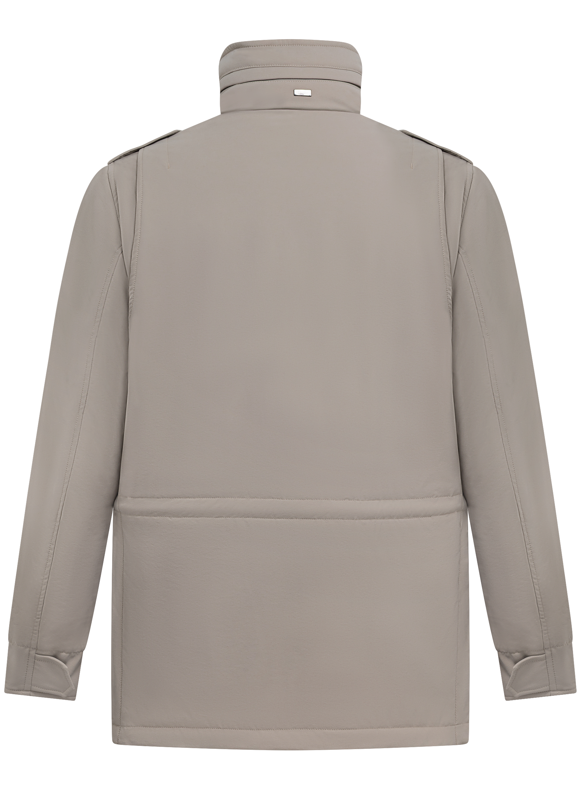 Field jacket met opstaande kraag | Beige
