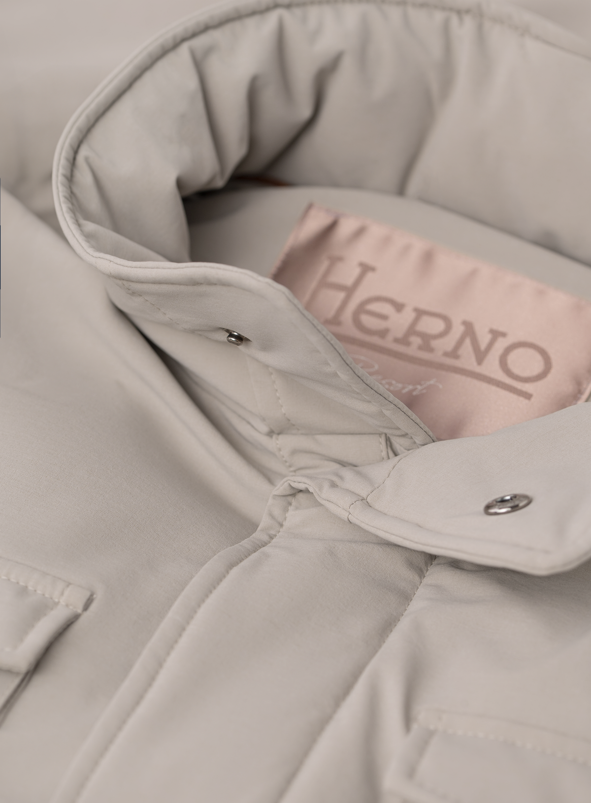 Field jacket met opstaande kraag | FULL_WIDTH | Beige