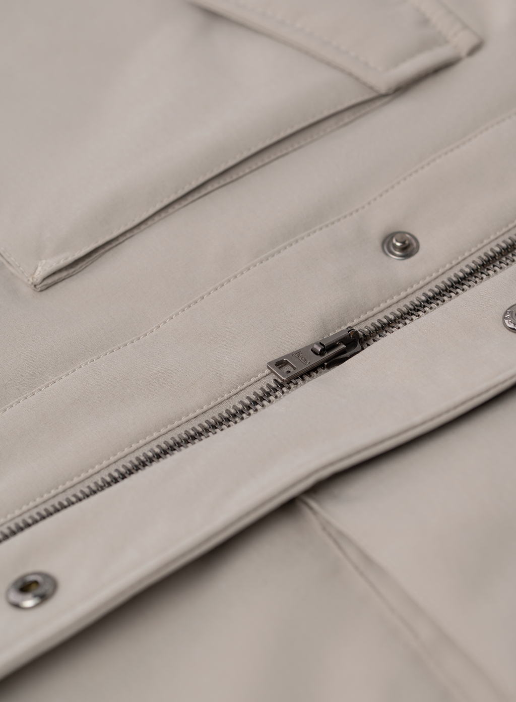 Field jacket met opstaande kraag | FULL_WIDTH | Beige