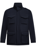 Field jacket in technische stof | BLUE NAVY