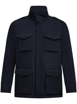 Field jacket in technische stof | BLUE NAVY